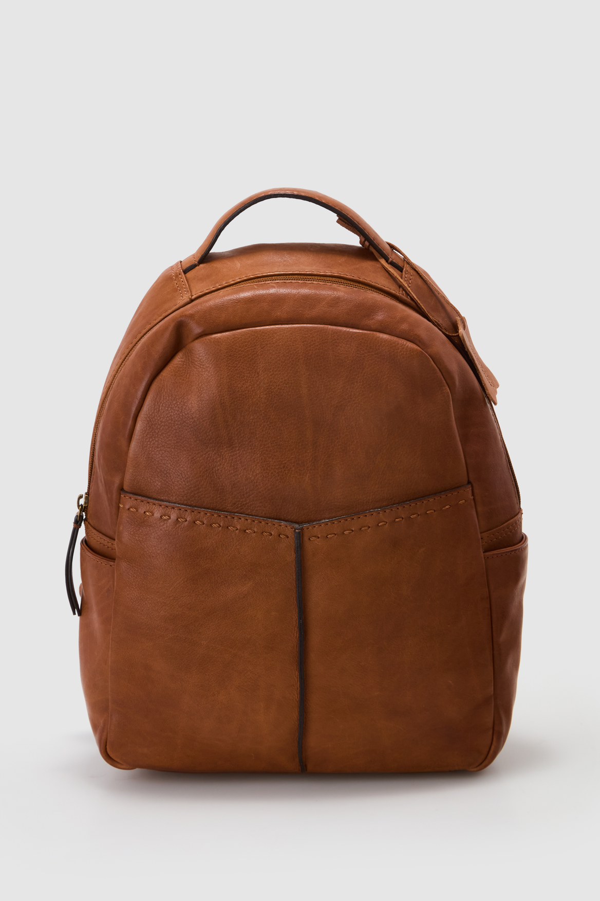 Leather cheap backpack nz