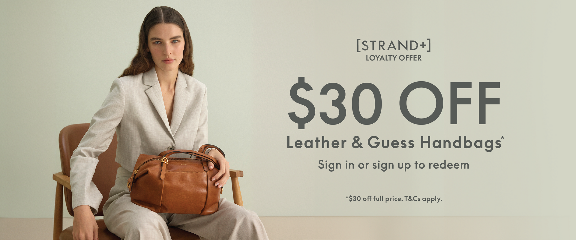 $30 Off Leather & Guess Handbags