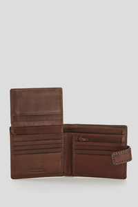 RFID Dakota Leather Tab Wallet