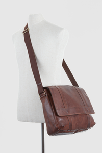 Flynn Leather Satchel