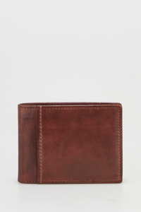 RFID Leather Bifold Wallet