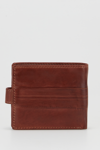 RFID Leather Tab Wallet