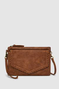 Whipstich Detail Crossbody Bag