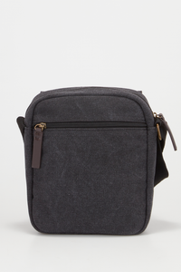 Blake Canvas/Lea Trim Mini Bag