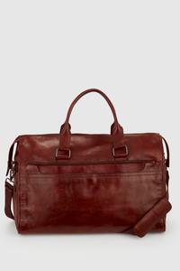 Angus Leather Tall Weekender