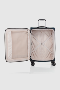 Soft Stripe 3pc Suitcase Set