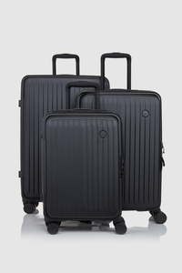 Venture Dual Open 3pc Suitcase Set