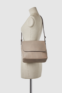 Maya Leather Flap Crossbody Bag