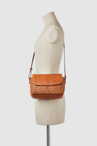 Palma Leather Flap Crossbody Bag