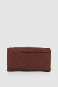 Leather Large Tab Wallet