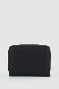 Embossed Small Tab Wallet