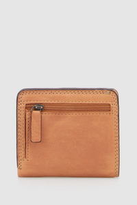 Maya Leather Press Stud CC Wallet