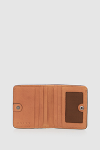 Maya Leather Press Stud CC Wallet