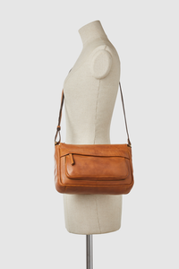 Leo Leather Crossbody Bag