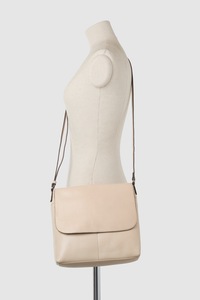 Maya Leather Flap Crossbody Bag