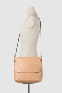 Maya Leather Flap Crossbody Bag