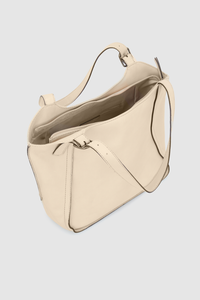 Maya Leather Buckle Tote Bag