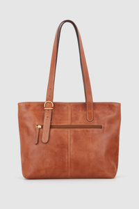 Ivy Leather Buckle Tote Bag