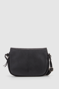 Maya Leather Flap Crossbody Bag