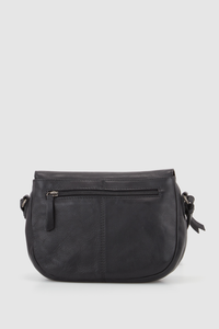 Maya Leather Flap Crossbody Bag