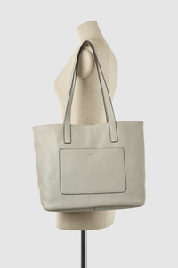 Quinn Leather Unlined Tote Bag