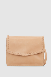 Mila Leather Flap Crossbody Bag