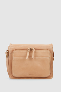 Mila Leather Flap Crossbody Bag