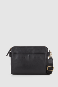 Bronte Leather Slim Crossbody Bag