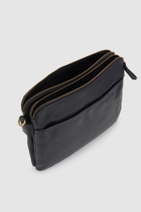 Bronte Leather Slim Crossbody Bag