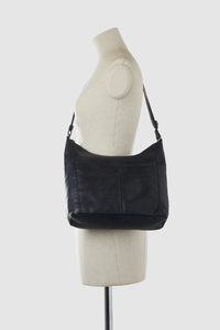 Clio Leather Scoop Crossbody Bag