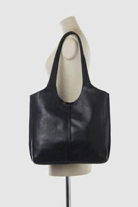 Clio Leather Unlined Tote Bag