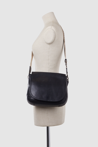 Pia Leather Flap Crossbody Bag