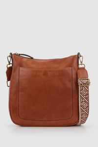 Pia Leather Large Crossbody Bag