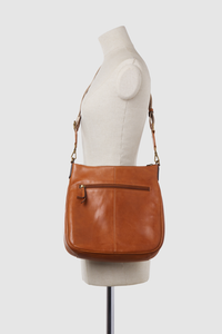 Pia Leather Large Crossbody Bag