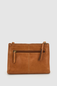 Palma Weave Leather Crossbody Bag