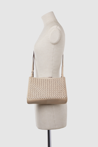 Palma Weave Leather Crossbody Bag