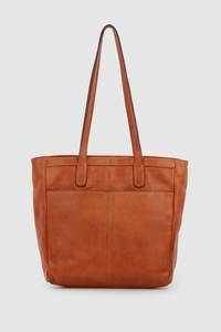 Palma Weave Leather Tote Bag