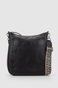 Pia Leather Large Crossbody Bag