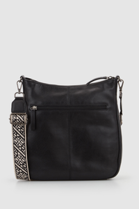 Pia Leather Large Crossbody Bag