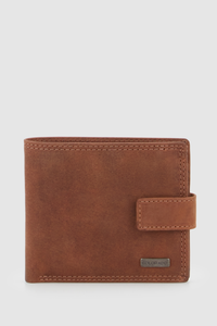 RFID Leather Tab Wallet