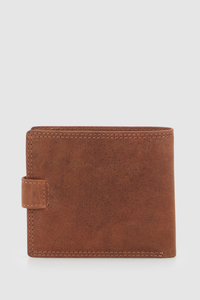 RFID Leather Tab Wallet