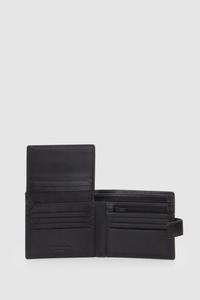 RFID Leather Tab Wallet