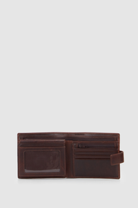 RFID Leather Tab Wallet