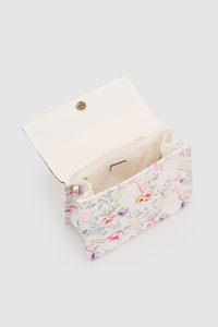 Floral Top Handle Bag