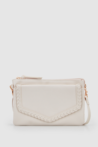 Whipstich Detail Crossbody Bag