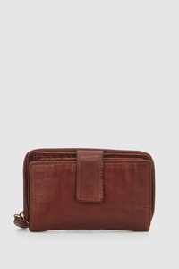 Leather Medium Tab Wallet