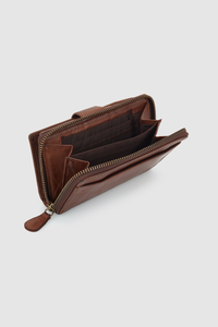 Leather Medium Tab Wallet