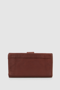 Leather Large Tab Wallet