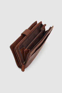 Leather Large Tab Wallet