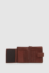 Leather Small Tab Wallet